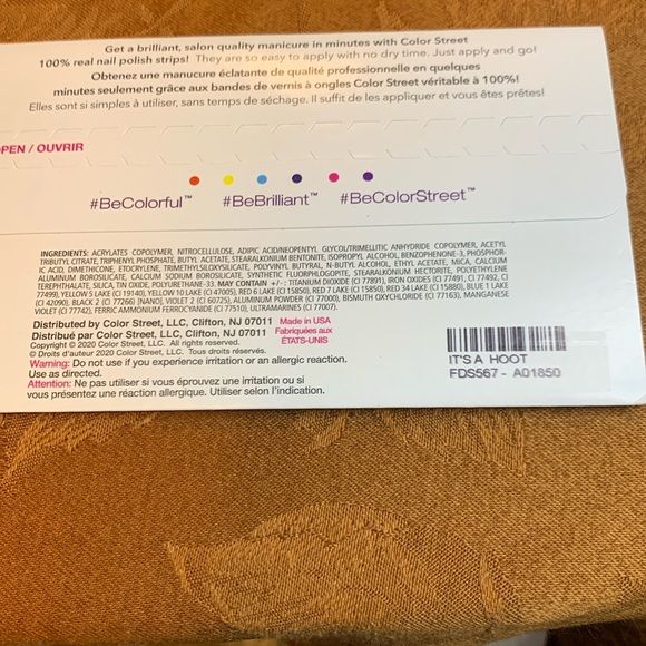 Pack of 5 brand new COLOR STREET 100% nail polish strips - Picture 6 of 14